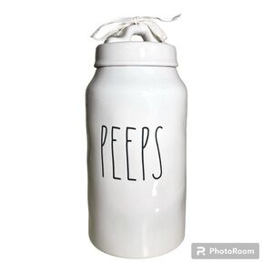 Rae Dunn PEEPS canister with sealed lid
